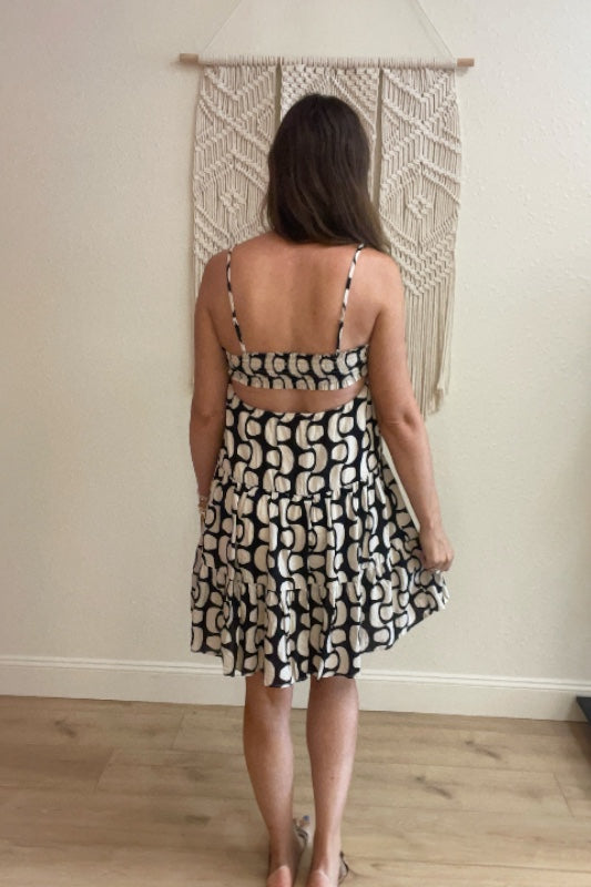 Ruby Open Back Tiered Sundress