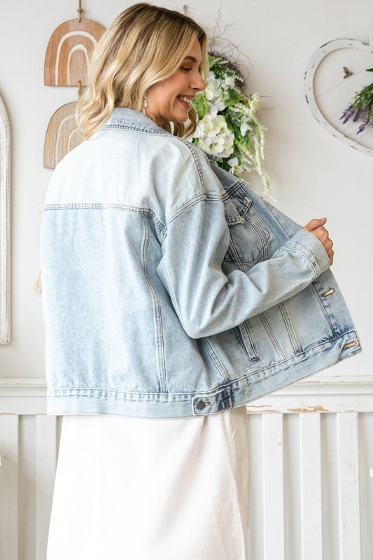 Luna Oversized Denim Jaket