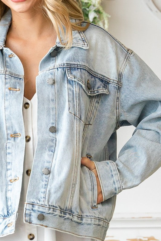 Luna Oversized Denim Jaket