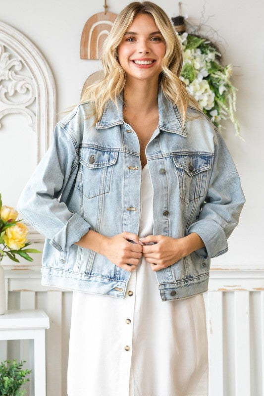 Luna Oversized Denim Jaket