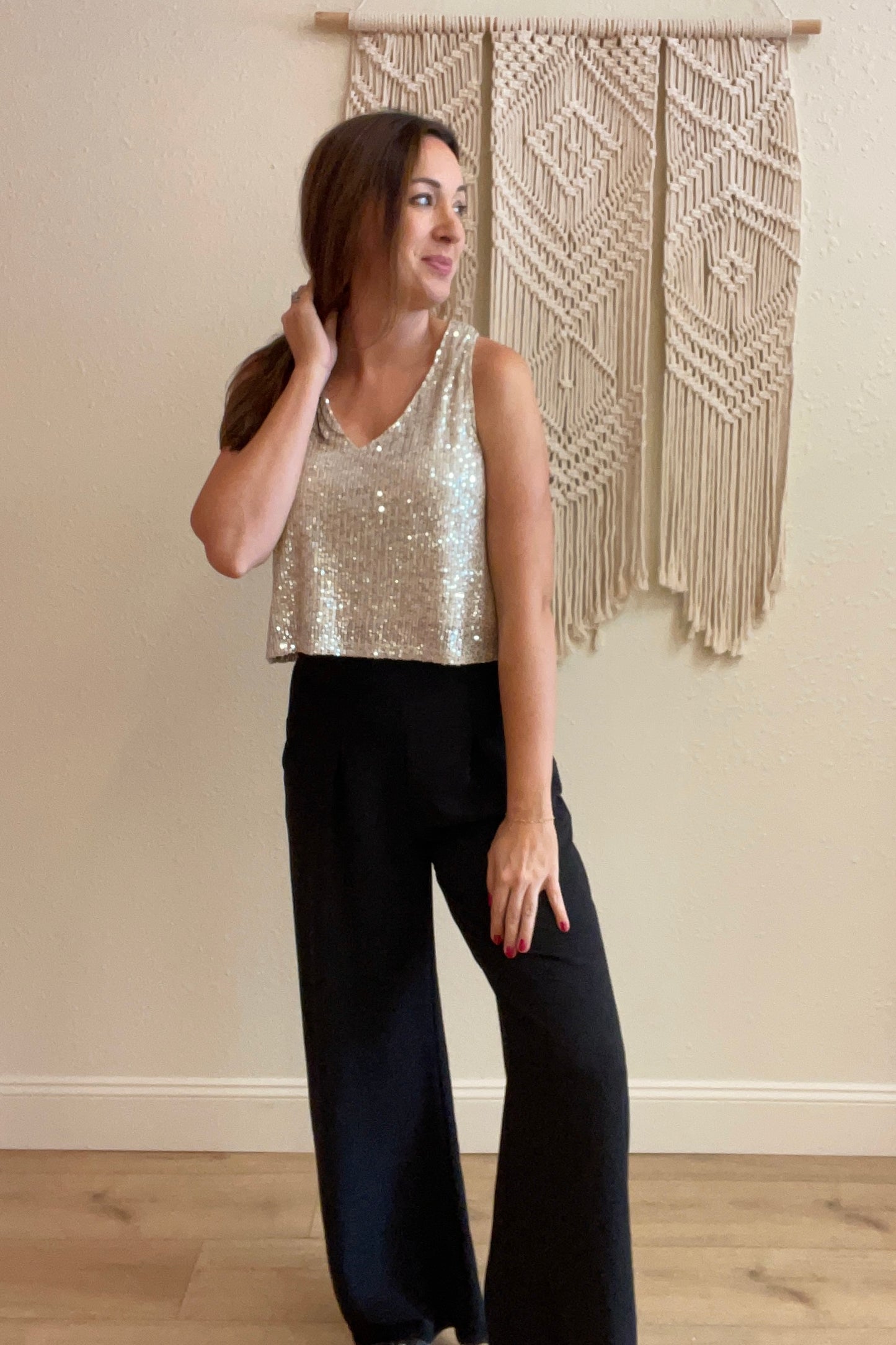 Shining Star Sequin Top