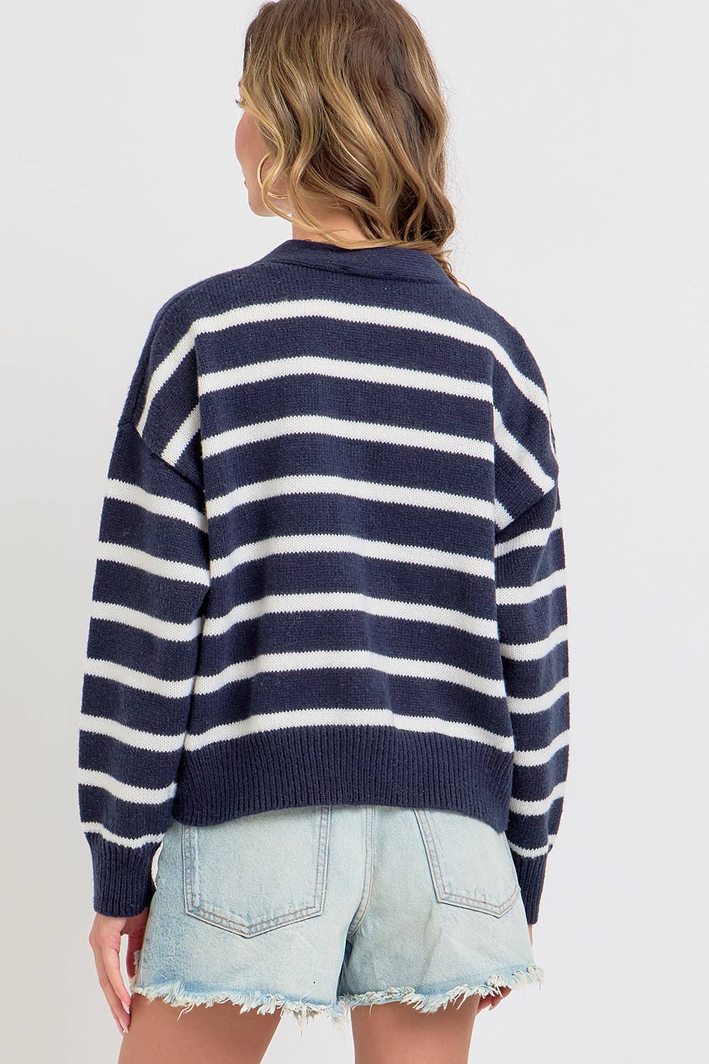 Everleigh Stripe Cardigan Sweater