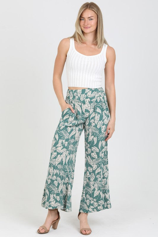 Gabrielle Floral Wide Leg Pants